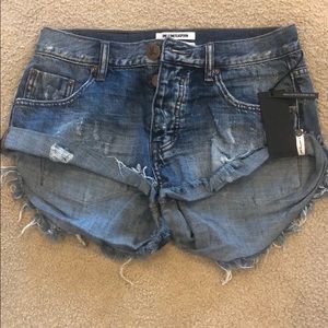 One X oneteaspoon denim shorts